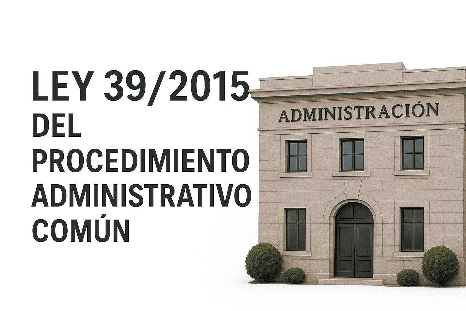 EL PROCEDIMIENTO ADMINISTRATIVO COMÚN.